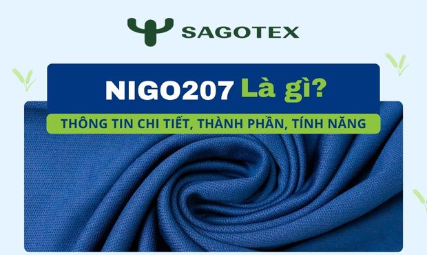 vải thun nifo207 - dòng vải may đồng phục đẹp bền rẻ 