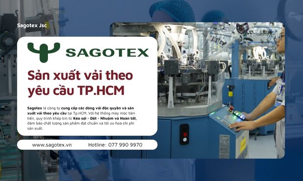 xưởng dệt vải thun cao cấp Sagotex