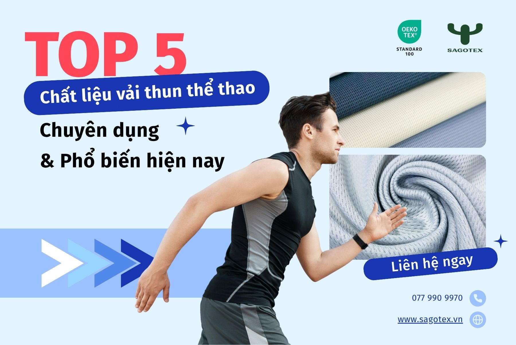 Top 5 Dòng Vải Thun Thể Thao Chuyên Dụng Và Phổ Biến Nhất